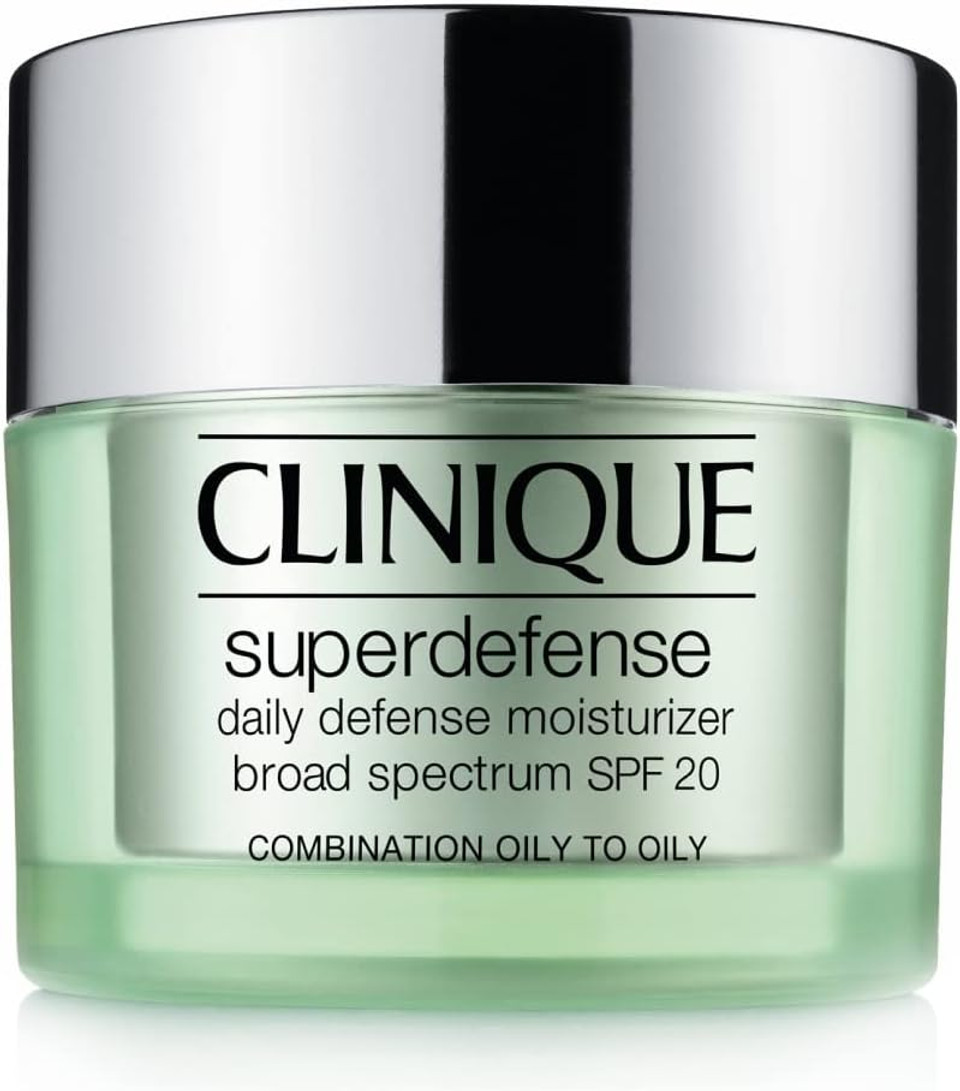 Clinique Unisex Spf 20 Super Defense Daily Defense Moisturizer, Very Dry To Dry Combination, 1.7 Ounce