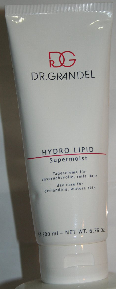Dr. Grandel Hydro Lipid Supermoist 200 Ml Pro Size - Rich Day Care - Gives The Demanding, Mature Skin Tone And Elasticity - A Silky-Smooth Appearance