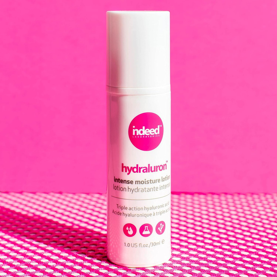 Indeed Labs Hydraluron Intense Moisture Lotion, Daily Anti-Aging Hydration Facial Moisturizer With Hyaluronic Acid And Sodium Hyaluronate To Create A Multi-Layer, Long-Lasting Moisture Barrier For Your Skin Hydration & Protection, 30Ml