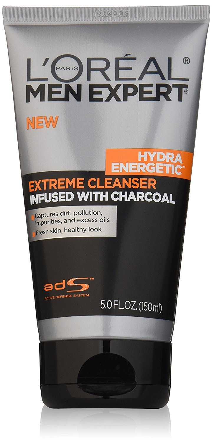 L'Oreal Paris Men Expert Charcoal Facial Cleanser & Anti-Wrinkle & Firming Face Moisturizer Gift Set (Set Of 2)