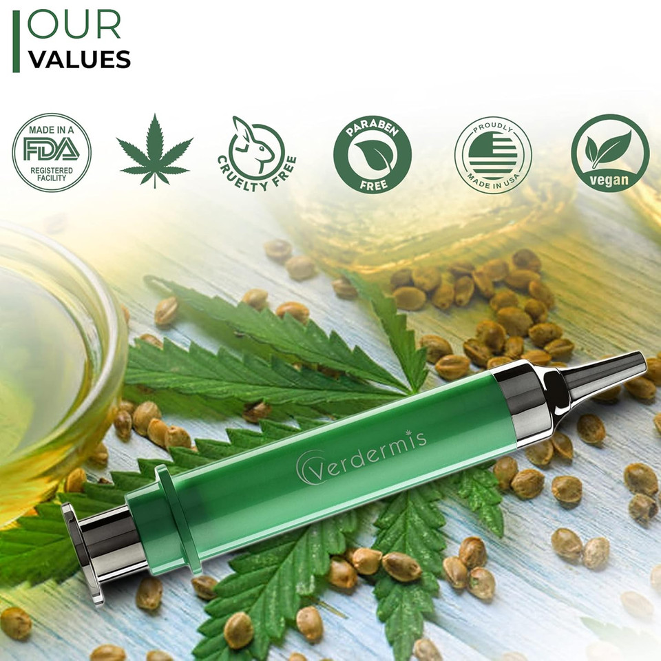 Verdermis Instant Facelift Cream With Hemp Oil, Hyaluronic Acid, Vitamins A,C,E, And Peptides. Non-Invasive. Instant Results