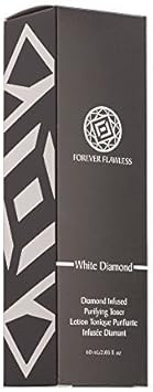 Forever Flawless Exfoliating Facial Toner With White Diamond Powder And Aloe Vera Ff16, Enhance Skin Elasticity And Firmness, Cleanse And Close Pores (2.03 Fl Oz)