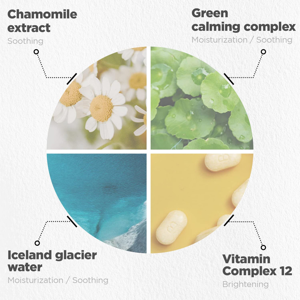 Hyggee Relief Chamomile Gel Toner - Gentle Soothing Moisturizer - Cooling & Moisturizing For Heated And Sensitive Skin - Hypoallergenic Refreshing Gel Formula, 6.76 Fl.Ozchamomile Gel Toner