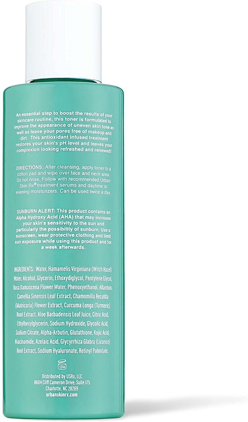 Witch Hazel Brightening & Ph Balancing Toner, Usrxã¢Â®, Clarifies Pores, Improves The Appearance Of Uneven Skin Tone, Formulated With Antioxidants, Niacinamide And Alpha Hydroxy Acids, 4.5 Fl Oz