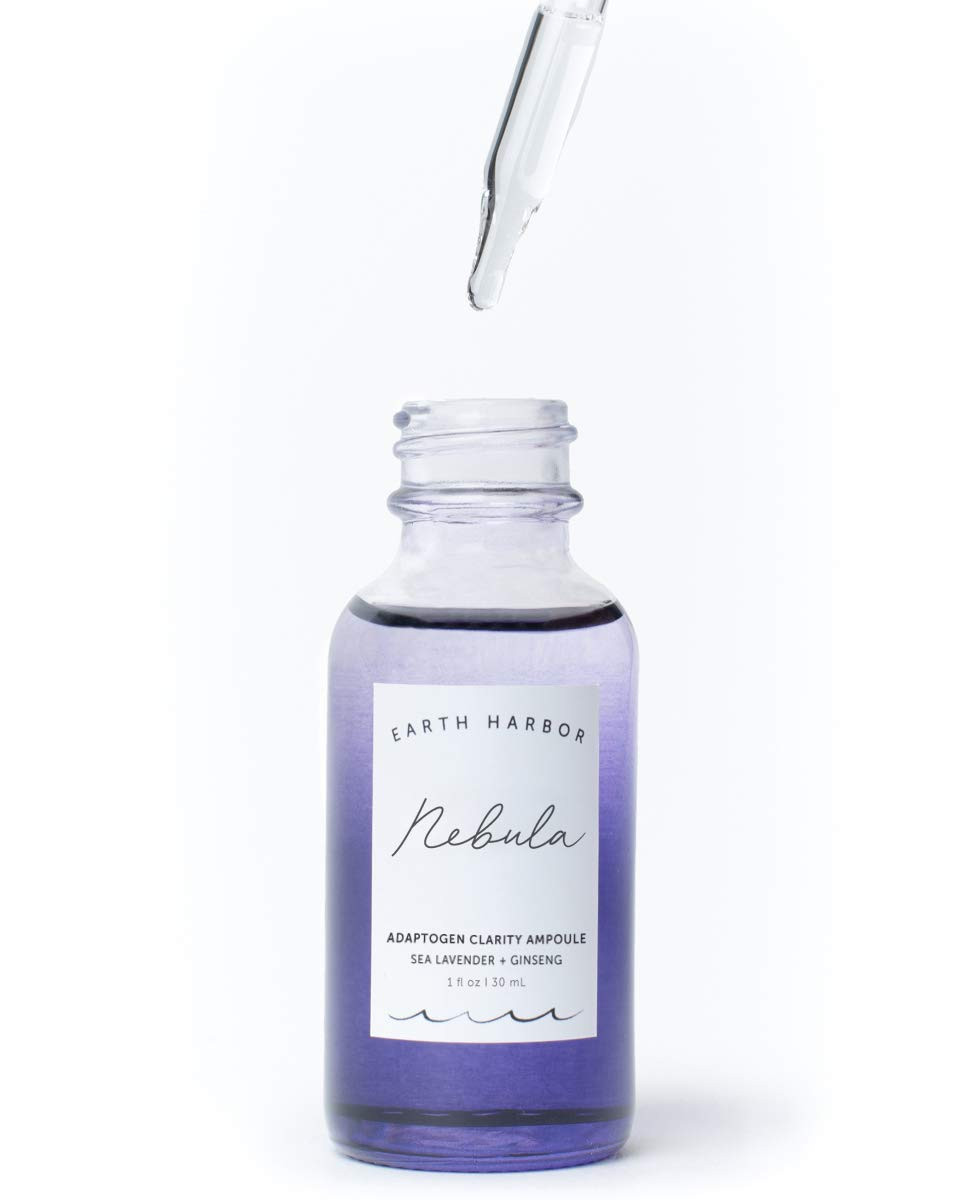 Earth Harbor | Nebula Adaptogen Clarity Ampoule - Clarifies & Balances Chaotic Skin | Squalane & Ginseng Adaptogens |1 Fl Oz Earth Harbor | Nebula Adaptogen Clarity Ampoule - Clarifies & Balances Chaotic Skin | Squalane & Ginseng Adaptogens |1 Fl Oz