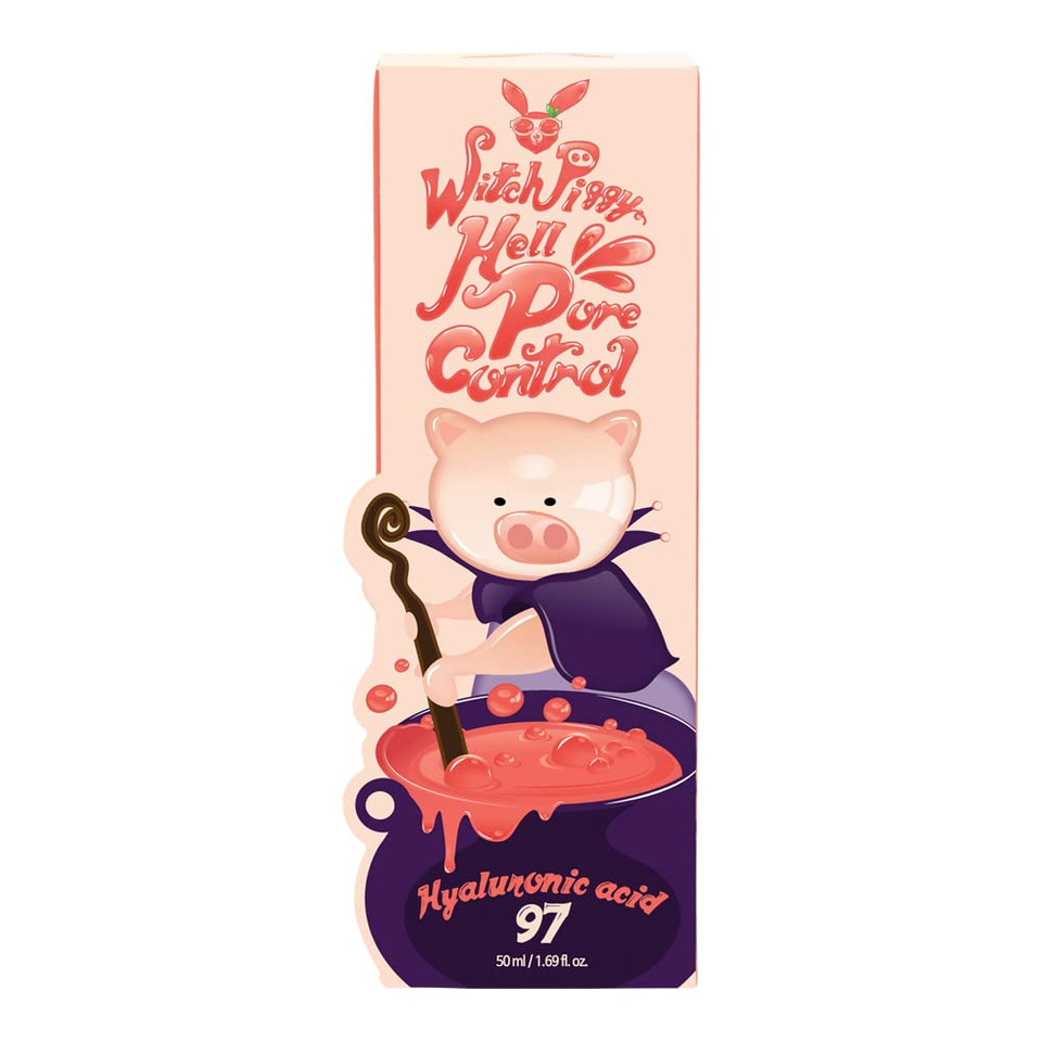 Elizavecca Witch Piggy Hell Pore Control Hyaluronic Acid Serum, 50Ml/1.7 Ounce - Facial Serum | Water Face Serum | Face Ample | Real Water Under Eye Serum | Anti-Aging Face Serum | Under Eye Treatment Serum | Not Tested On Animals, No Parabens