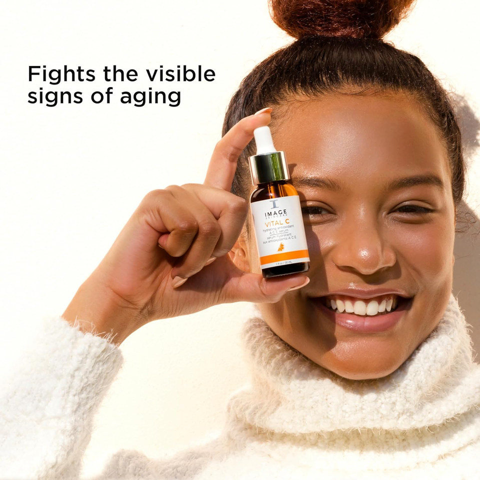 Image Skincare, Vital C Hydrating Vitamin A C E Serum, Brightening Complex, 1 Fl Oz Image Skincare, Vital C Hydrating Vitamin A C E Serum, Brightening Complex, 1 Fl Oz