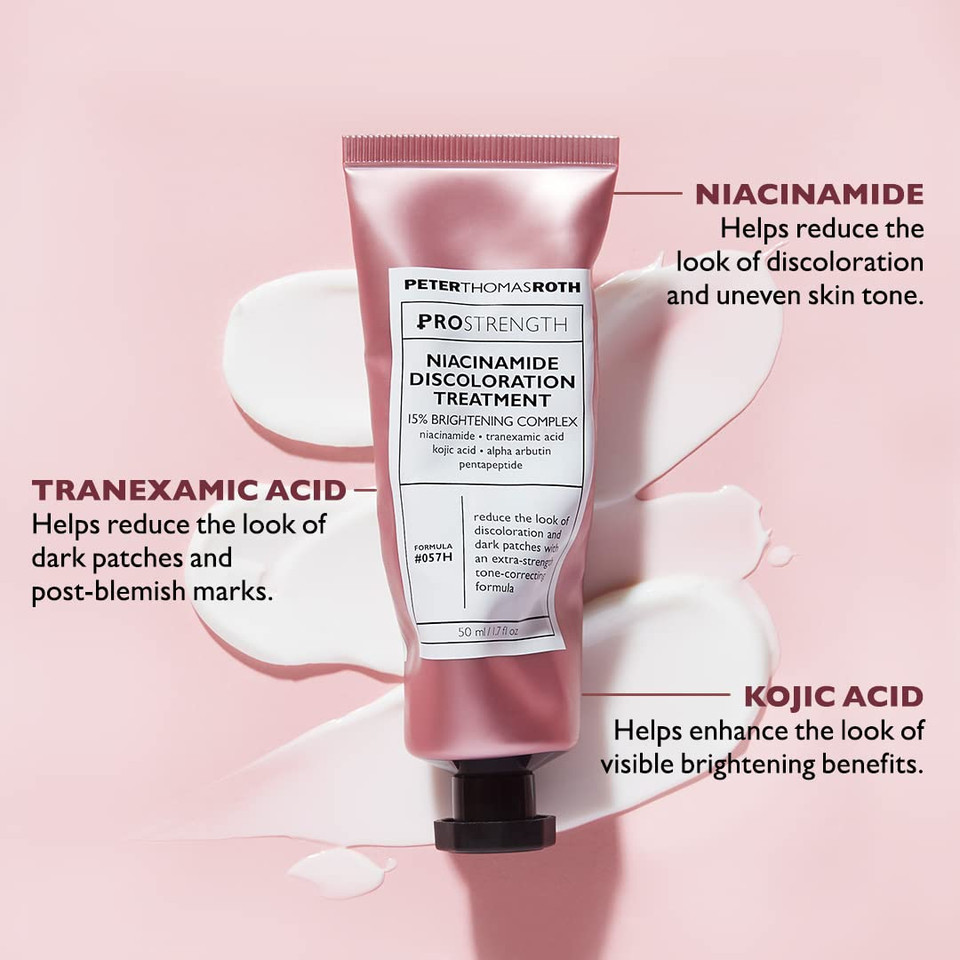 Peter Thomas Roth | Pro Strength Niacinamide Discoloration Treatment, For Dark Spots And Discoloration, Brightening Treatment For Sun Damage