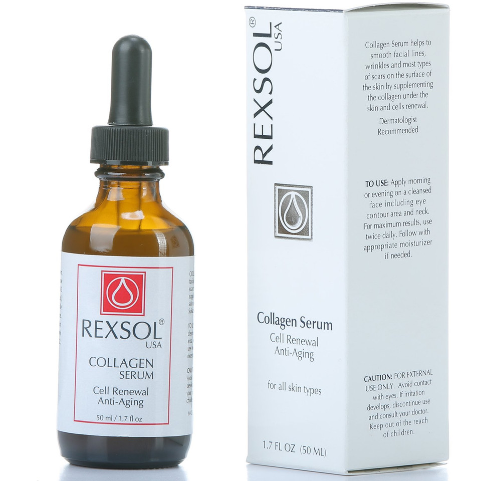 Rexsol Collagen Serum | With Vit C&E | Effective Anti Aging Serum For Face Care & Age Spot Remover | Anti Wrinkle Serum & Anti Aging Face Serum With Hyperpigmentation Treatment | Rapid Wrinkle Repair