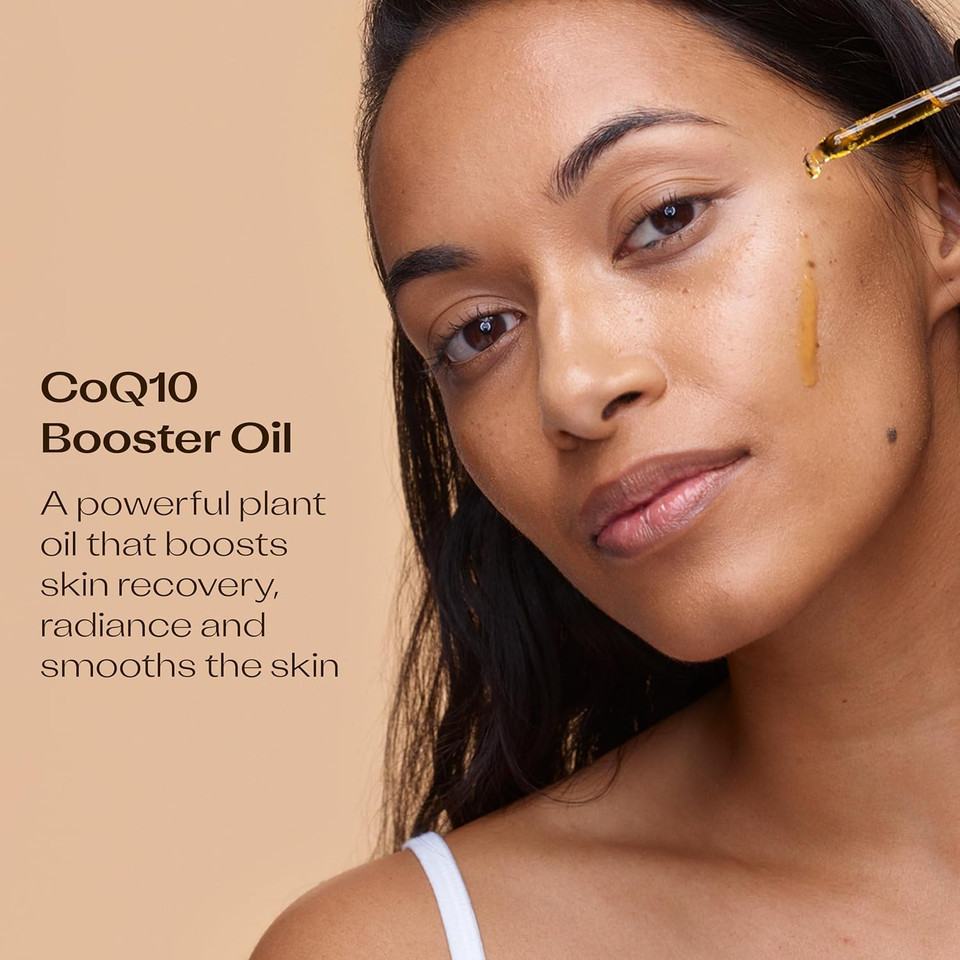 Trilogy Coq10 Booster Oil - Age-Defying Oil That Boosts Skin Radiance And Reduces Fine Lines & Wrinkles, 0.67 Fl Oz (20 Ml)