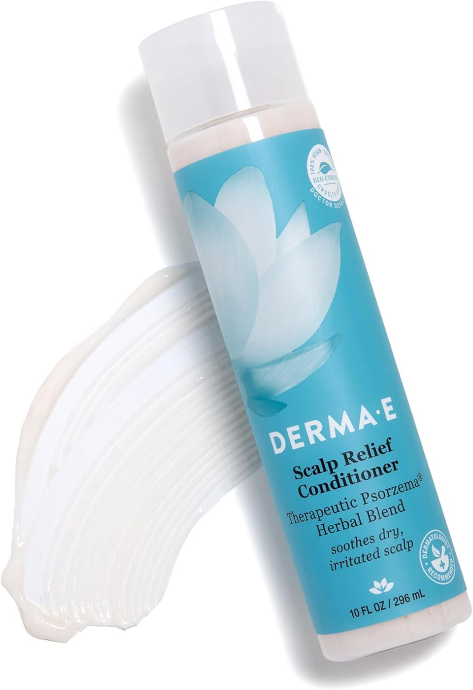 Derma-E Scalp Relief Conditioner With Psorzema Herbal Blend  All Natural Scalp Treatment & Dandruff Conditioner  Soothes Itchy Scalp And Promotes Scalp Health, 10 Fl Oz (Pack Of 1)