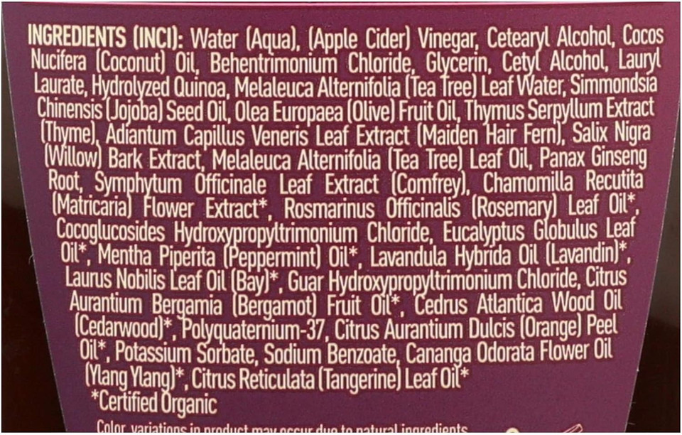 Desert Essence Smoothing Conditioner - 10 Fl Ounce - Hi-Gloss Technology - Increases Shine 5X - Apple Cider Vinegar - Quinoa Protein - Tea Tree Oil - Smooth & Soften Hair - Sulfate-Free