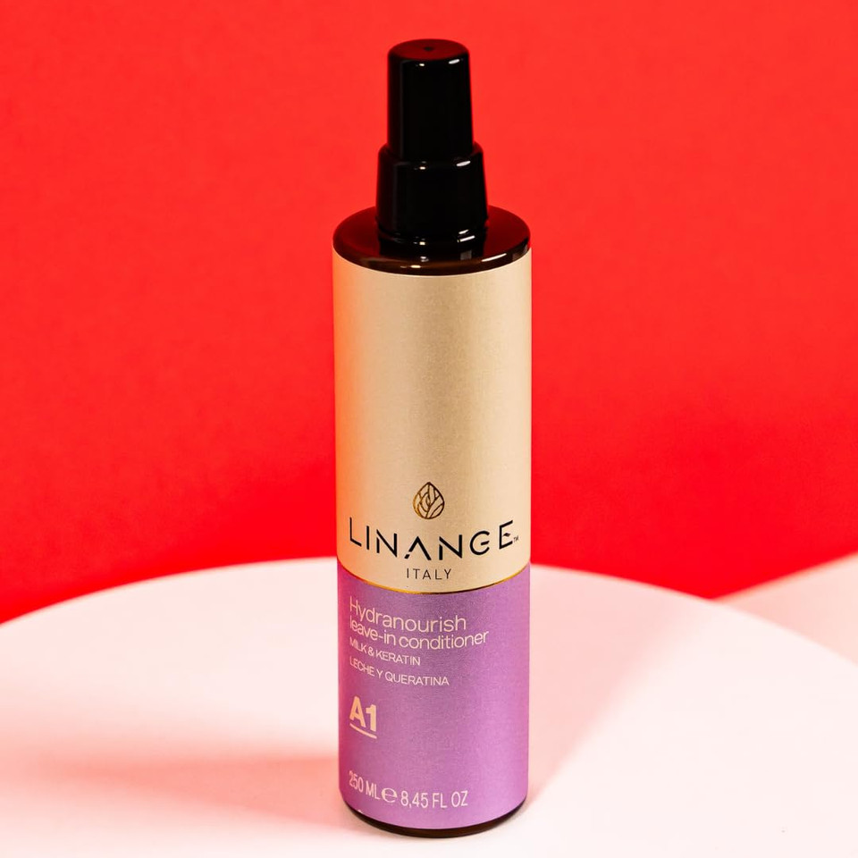 Linange A-1 Leave-In Conditioner Milk & Keratin Spray 8.45 Oz By Linange