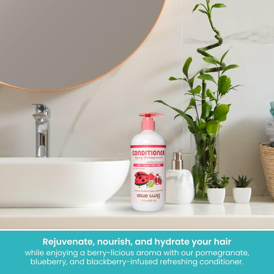 Little Twig Conditioner, Natural Plant Derived Formula, Tangerine, 8.5 Fl Oz