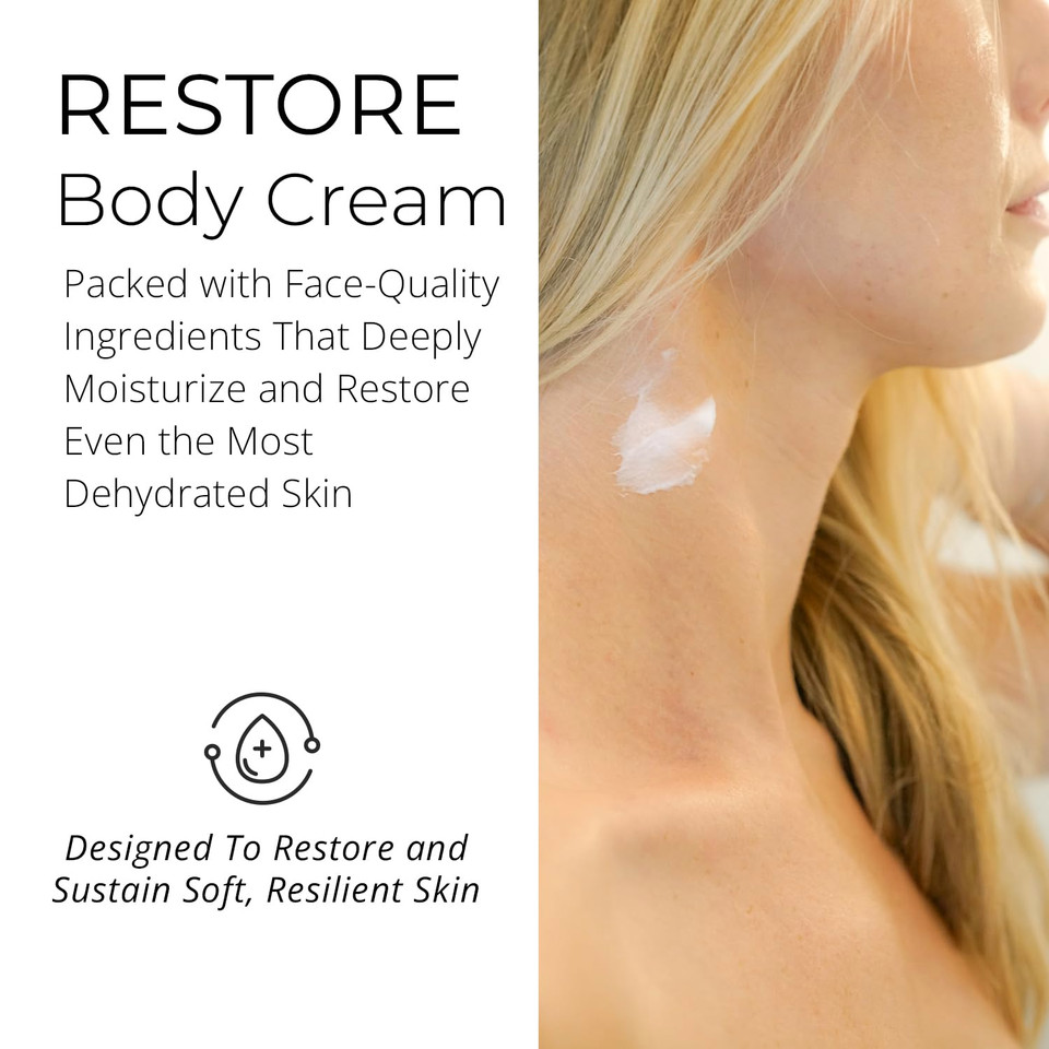 Doctor Rogers Body Cream | Squalane, Ceramide, Shea Butter & Glycerin | Rich & Hydrating | Dermatologist-Created | Fragrance & Paraben-Free 236 Ml / 8.0 Fl Oz