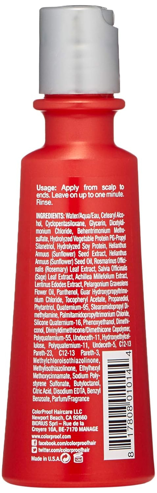 Colorproof Superplump Volumizing Conditioner, 2 Fl Oz - Color-Safe, Bodify, Vegan, Sulfate-Free, Salt-Free, Unisex - Professional Hair Conditioner