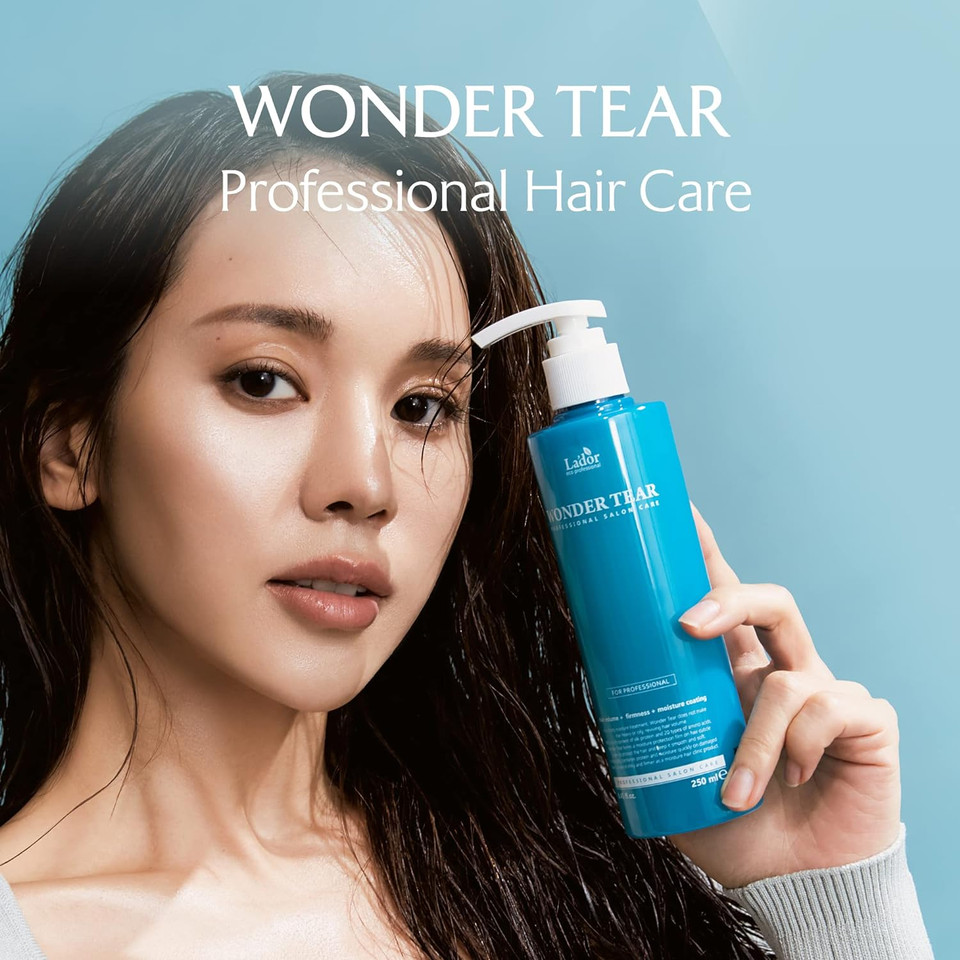 La'Dor Wonder Tear - Silk Protein Amino Acids Ceramide Coating Deep Hair Treatment Pack 8.45 Fl Oz 50 Seconds Hair Volume Damaged Perms Dyes Deep Protein Hair Mask Non-Irritating Skin Scalp Lador