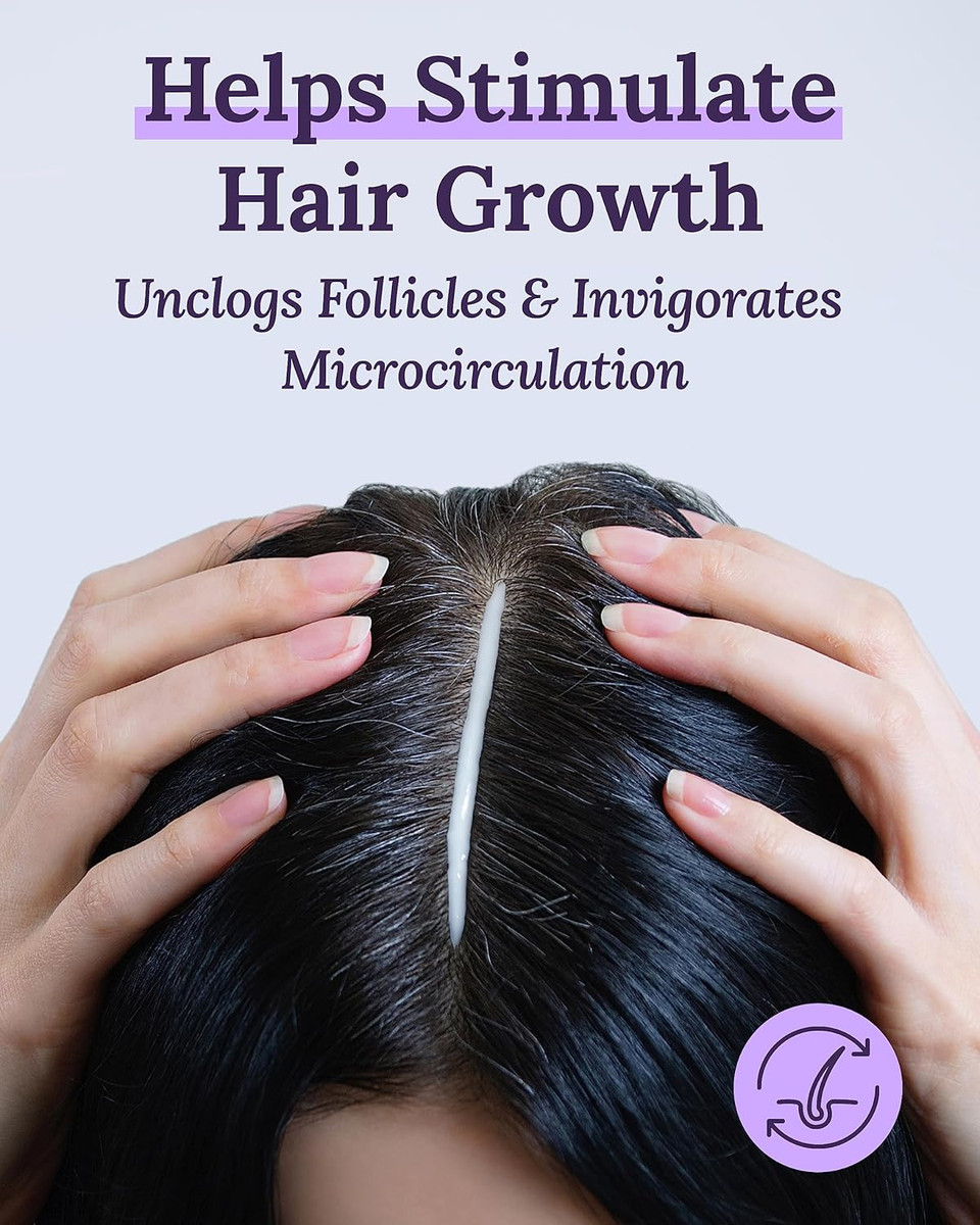 Micro Exfoliating Mask For Scalp & Hair - Keranique Clarifying Scalp Scrub For Women - Cleansing & Moisturizing Scalp Detox Conditioner - Creates Foundation For Fuller Growth - Hair Mask & Exfoliator