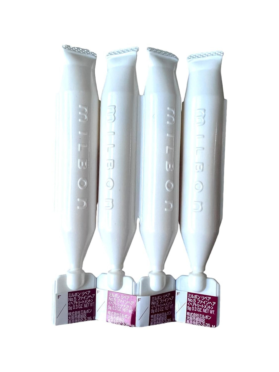 Milbon Repair No. 5 Weekly Booster For Fine Hair Masque 4 X 0.3 Fl. Oz