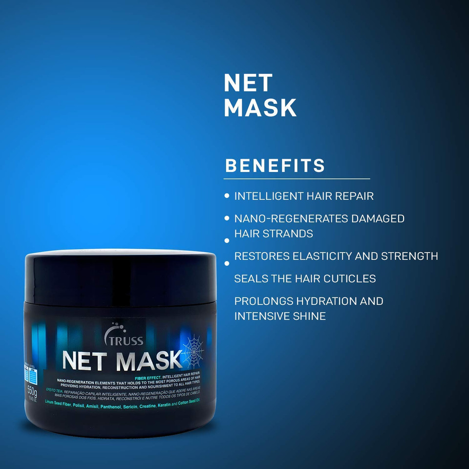 Truss Net Mask Hair Mask Bundle With Blond Shampoo