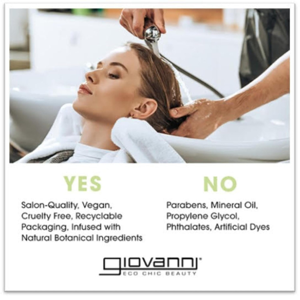 Giovanni Tea Tree Triple Treat Invigorating Shampoo & Conditioner Set - Cooling Peppermint, Eucalyptus, Rosemary, Helps Dry, Flaky Scalp, Salon Quality, Vegan, Cruelty Free, Paraben Free - 24 Oz Eachclear24 Fl Oz (Pack Of 2)