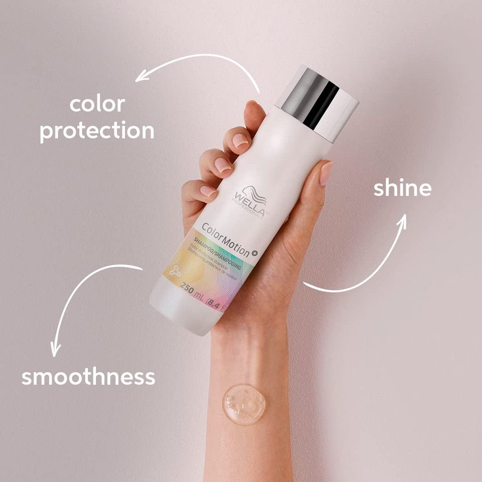 Wella Professionals Colormotion+, Color Protection Shampoo + Conditioner Set, For Colored Hair, Preserves Smoothness And Shine While Strengthening + Moisturizing Hair