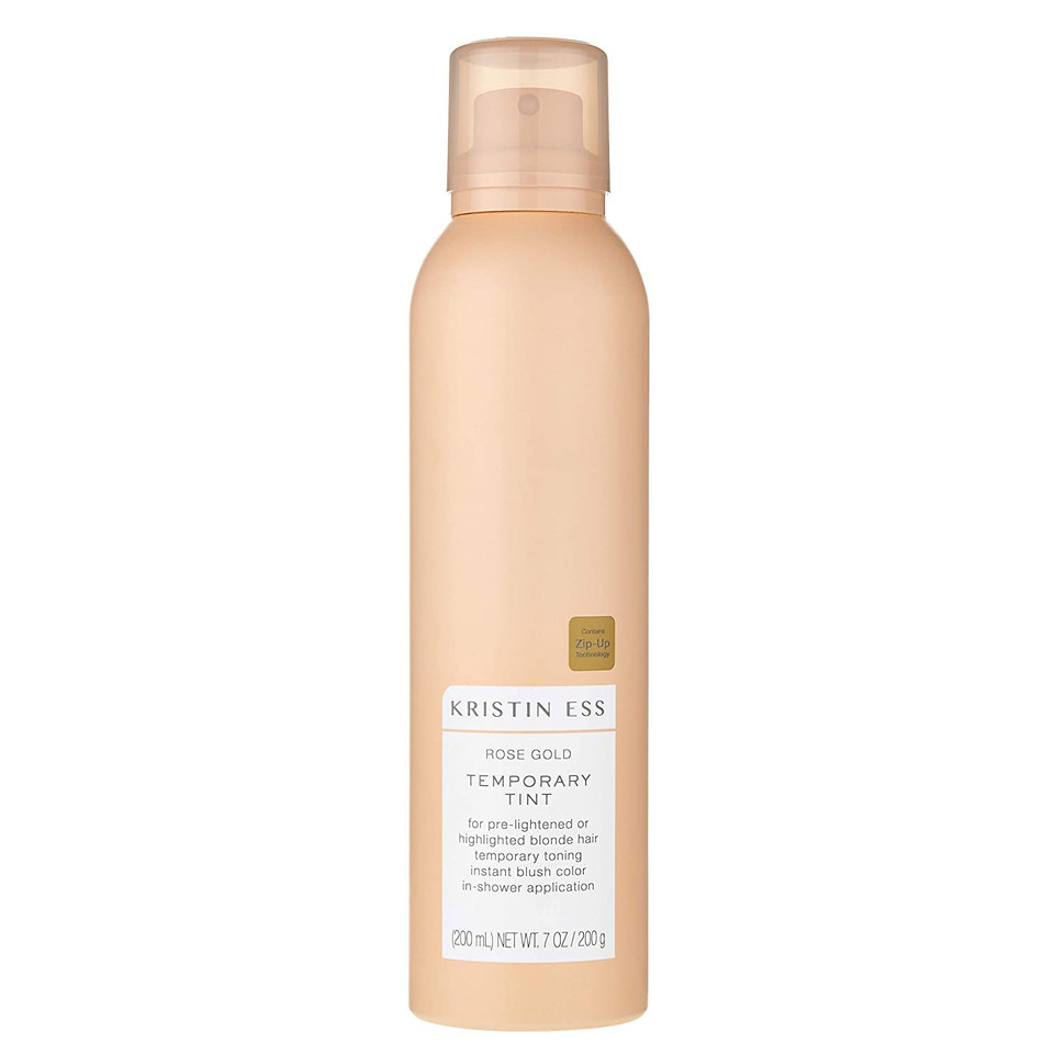 Kristin Ess Hair Rose Gold Temporary Tint - Pastel Pink Hair Color Spray For Blonde Or Light Hair, Washable, Temporary Hair Dye, 7 Fl Oz7 Fl Oz (Pack Of 1)