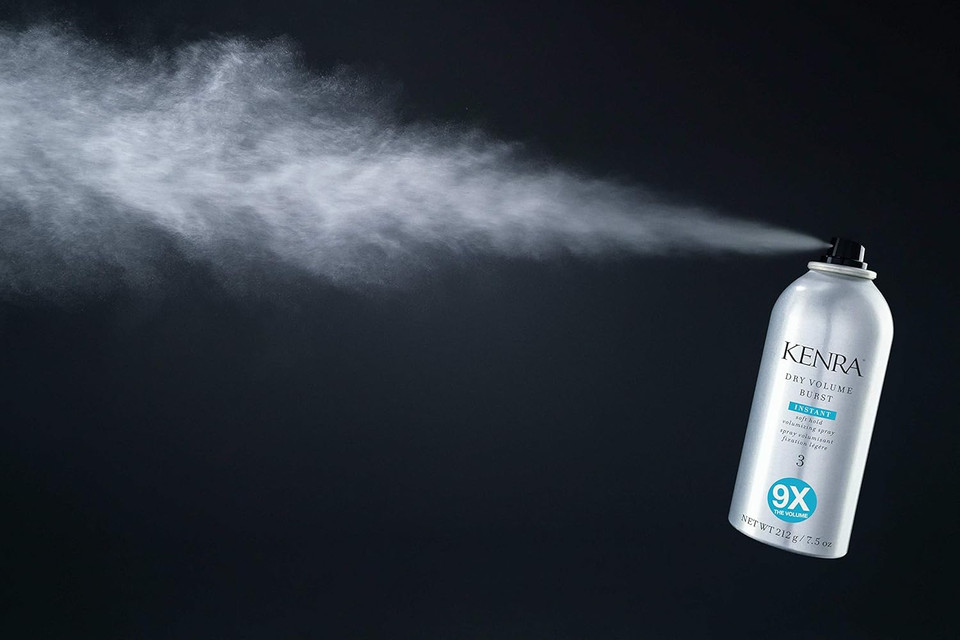 Kenra Dry Volume Burst 3 | Instant Volume Hairspray | Soft Hold Volumizing Spray | Dry Application | All Hair Types