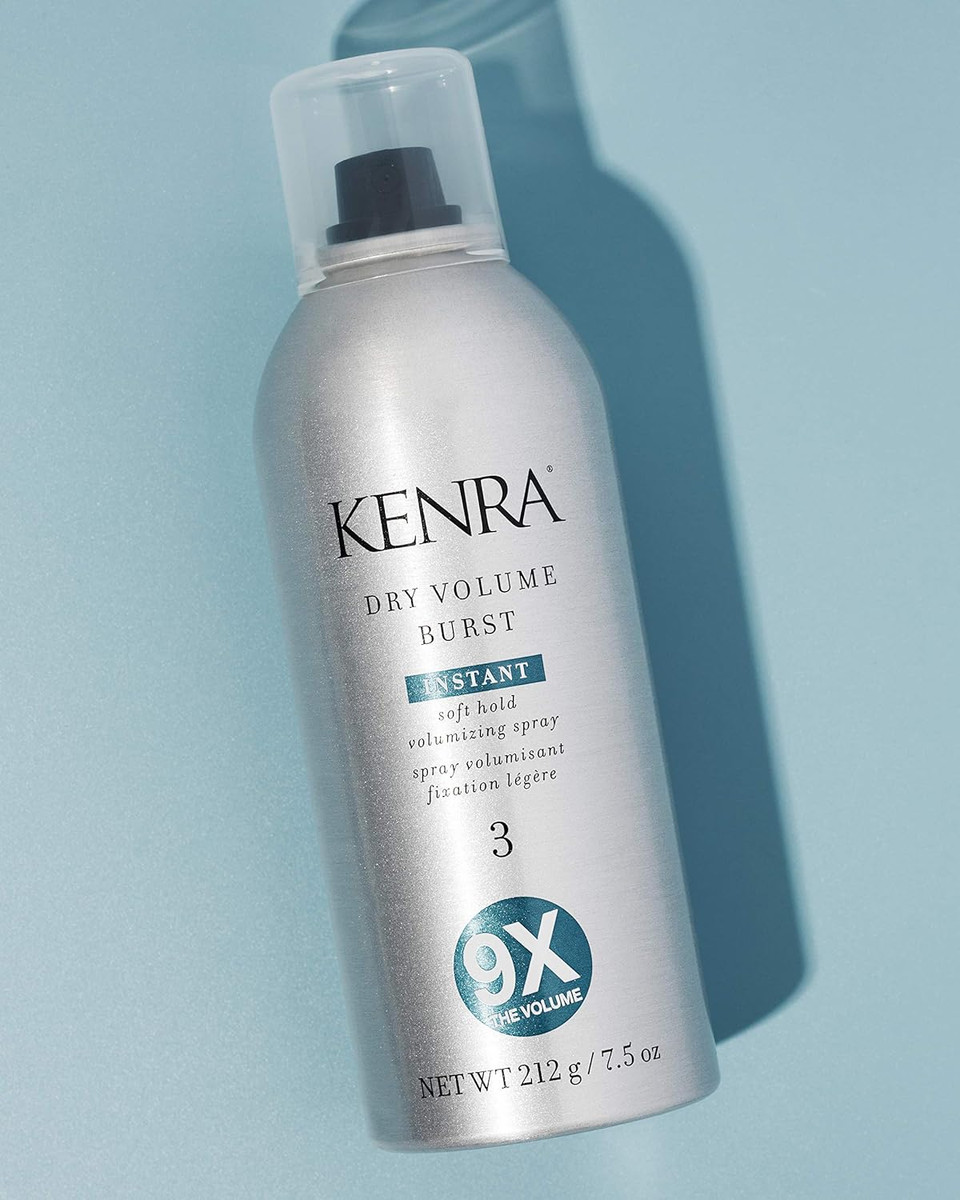 Kenra Dry Volume Burst 3 | Instant Volume Hairspray | Soft Hold Volumizing Spray | Dry Application | All Hair Types