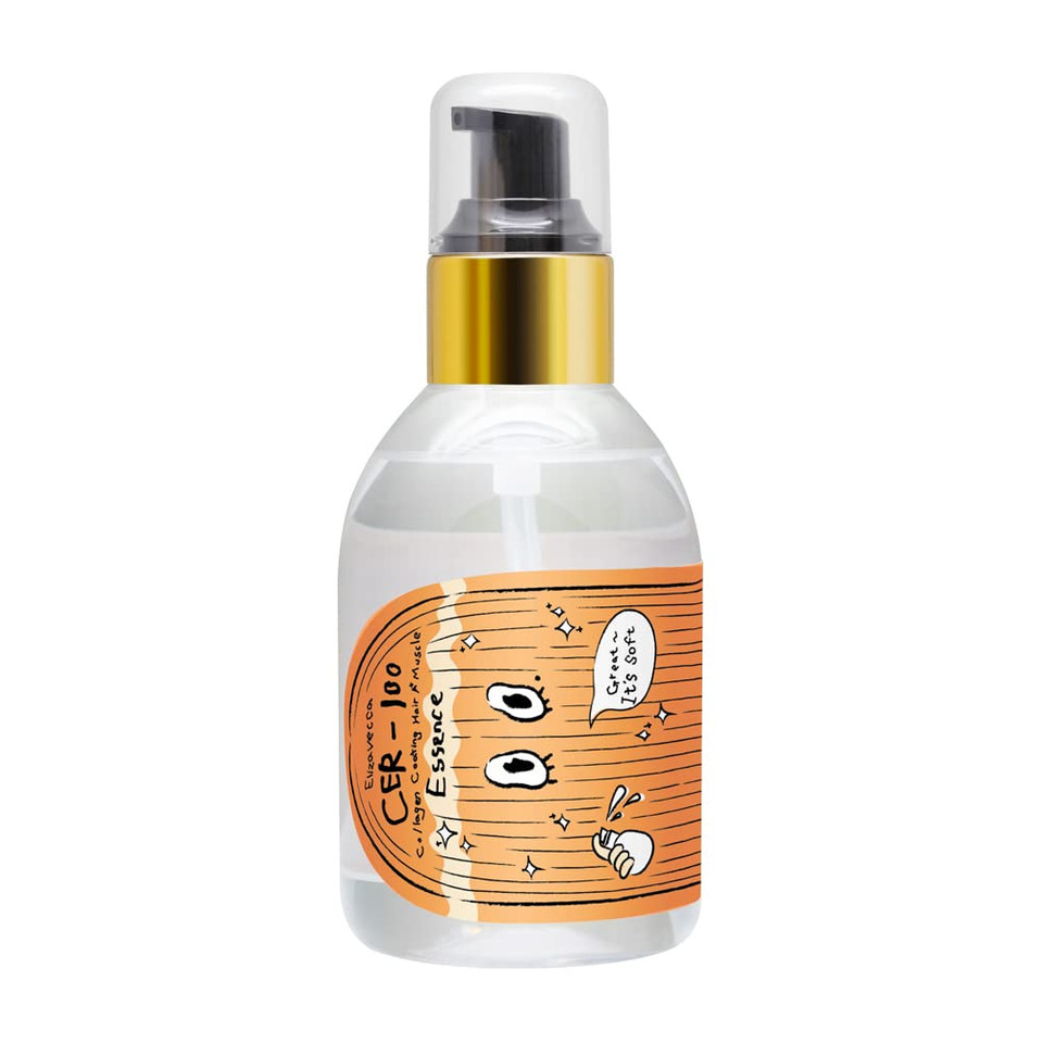 Elizavecca Cer-100 Collagen Coating Hair A+ Muscle Essence 150Ml/5.07 Fl.Oz. - Leave-In Hair Treatment Oil | Hair Essence Serum | Hair Treatment Essence For Dry & Natural Hair | K-Beauty
