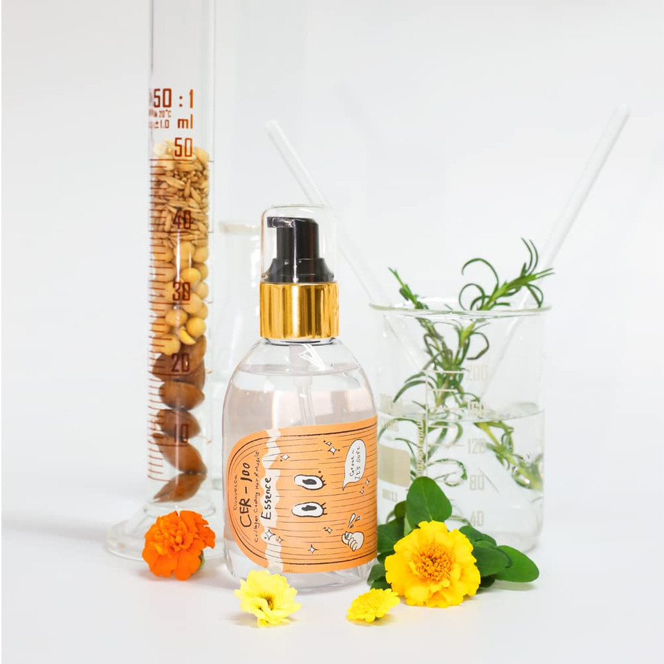 Elizavecca Cer-100 Collagen Coating Hair A+ Muscle Essence 150Ml/5.07 Fl.Oz. - Leave-In Hair Treatment Oil | Hair Essence Serum | Hair Treatment Essence For Dry & Natural Hair | K-Beauty