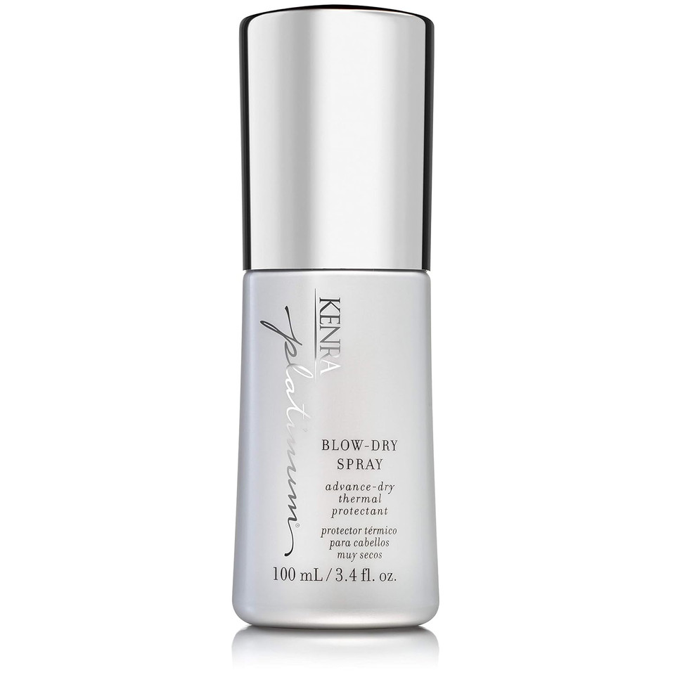 Kenra Platinum Blow-Dry Spray | Time-Saving Heat Protectant | Detangles, Smooths, And Softens | Eliminates Frizz & Resists Humidity | Medium To Coarse Hair
,Size : 3.4 Fl Oz (Pack Of 1)