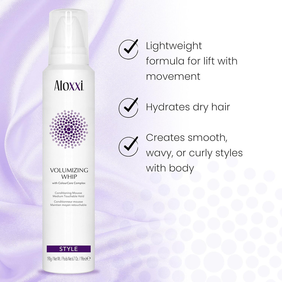 Aloxxi Hair Volumizing Whip Hair Mousse Cream, 6.7 Oz