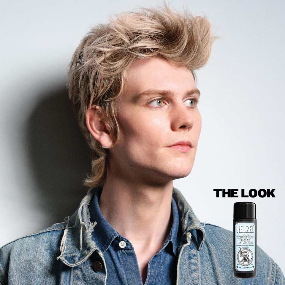 Reuzel Matte Texture Powder - Easy Application - Maintain Carefully Groomed Appearance - Weightless Formula - Provides Instant Lift - Sulfate, Paraben, And Cruelty Free - 0.53 Oz