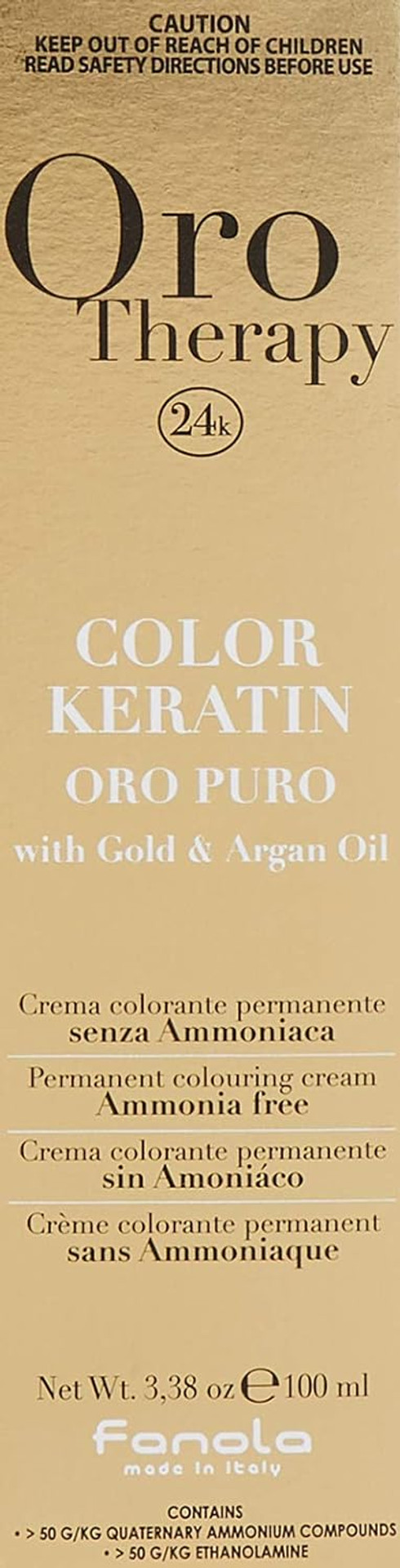 Fanola Oro Puro 6.31 Dark Blonde Sandy Coloring Cream