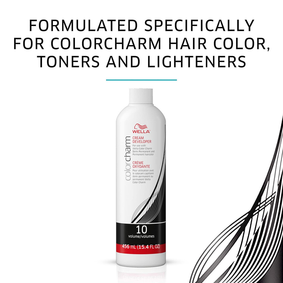 Wella Colorcharm Demi Permanent Hair Color, Adds Gloss & Color Richness, Gray Coverage, 8N Light Neutral Blonde + 10 Vol. Developer Wella Colorcharm Demi Permanent Hair Color, Adds Gloss & Color Richness, Gray Coverage, 8N Light Neutral Blonde + 10 Vol. Developer