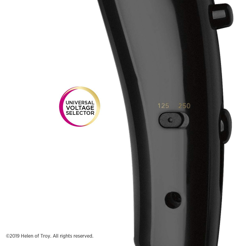 Gold N Hot Professional 1875W Styler Hair Dryer, Blackblack
