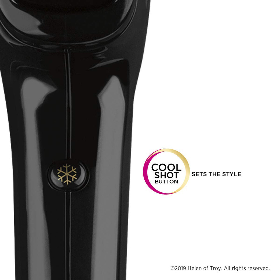 Gold N Hot Professional 1875W Styler Hair Dryer, Blackblack