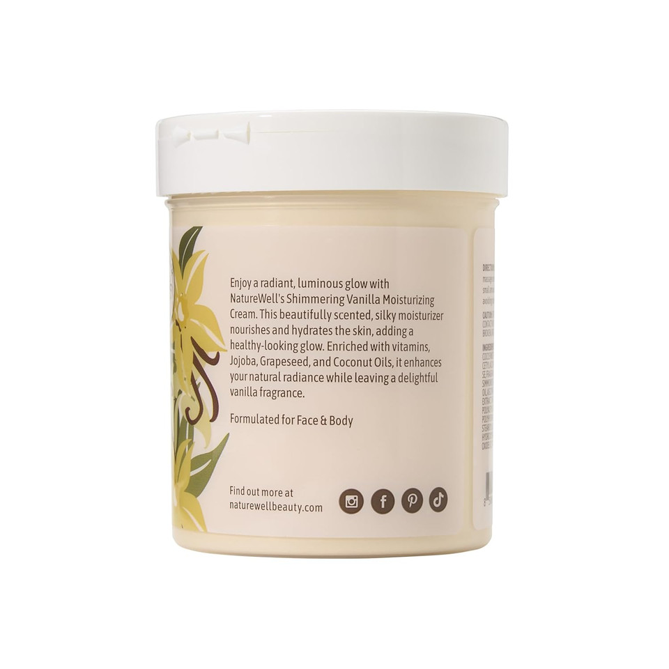 Nature Well Red Currant Smooth & Soften Moisturizing Cream For Face, Body, & Hands, Infused With Natural Oils & Extracts, Restores Skin Moisture Barrier, 16 Oz