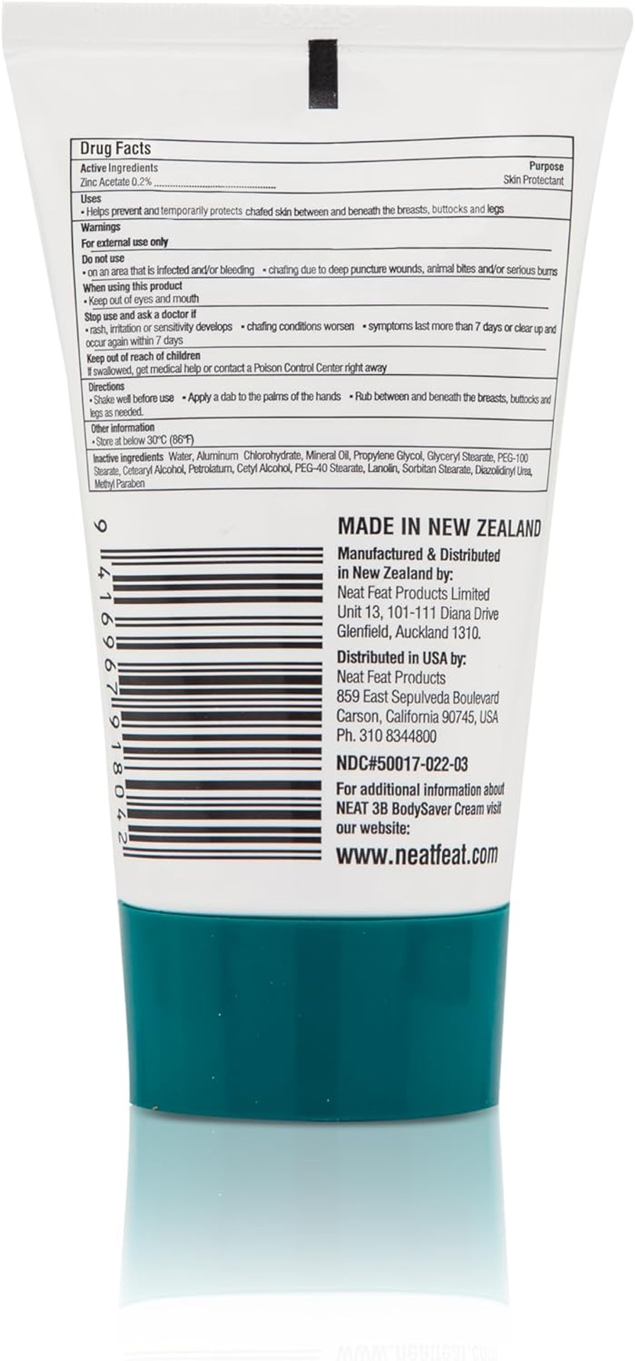 Neat 3B Body Saver Anti-Chafe And Sweat Rash Cream. Under Arm, Breast, Buttocks, Thighs And Groins 2.6 Fl Oz Neat 3B Body Saver Anti-Chafe And Sweat Rash Cream. Under Arm, Breast, Buttocks, Thighs And Groins 2.6 Fl Oz