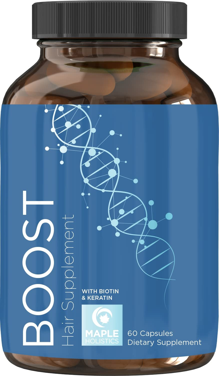 Volumizing Biotin Shampoo And Vitamins Set - Sulfate Free Extra Strength Biotin Shampoo With Keratin For Fuller Looking Hair Plus Hair Loss Biotin Vitamins For Skin Nails And Faster Hair Growth