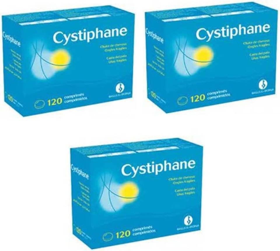 Bailleul-Biorga Cystiphane Hair And Nails Pack Of 3 X 120 Tablets