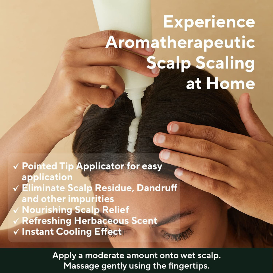 Aromatica Rosemary Scalp Scrub 5.82Oz / 165G, Sulfate-Free, Silicone-Free, Vegan, Cleansing With Salt Granules, Invigorates And Exfoliates Scalp, Micro-Exfoliate5.82 Ounce (Pack Of 1)