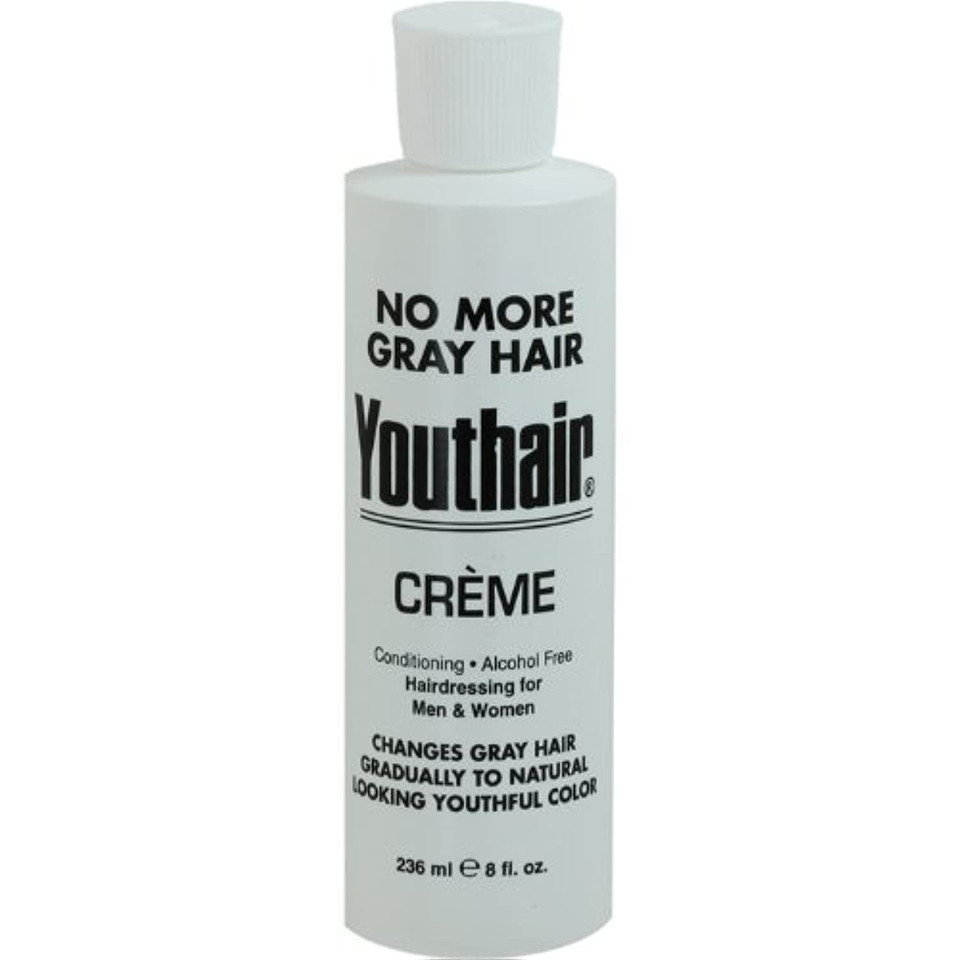 Clubman Youthair Creme Round Bottle, 8 Oz