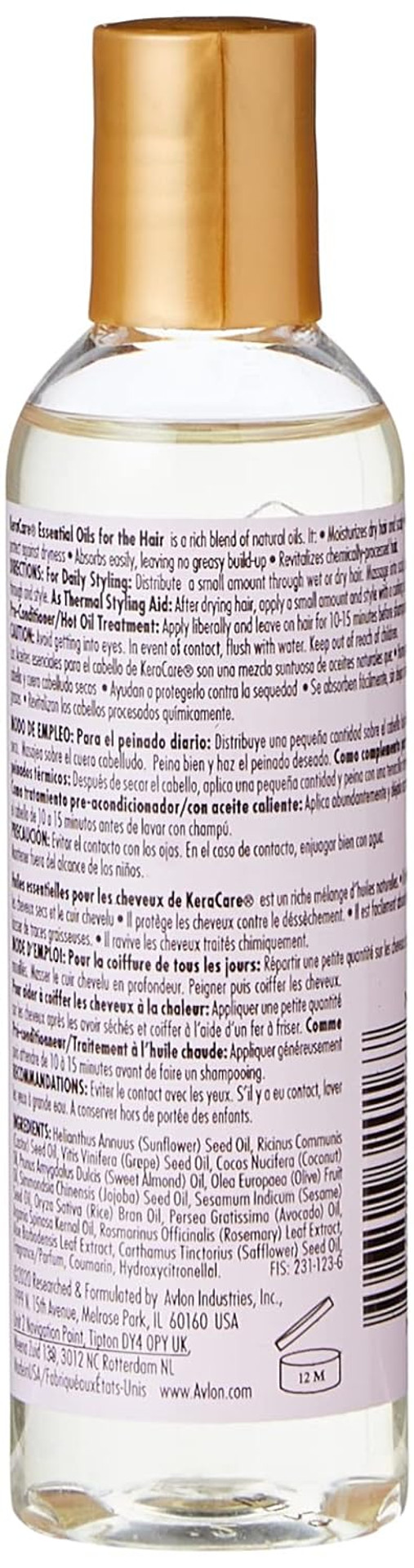 Keracare Essential Oils For The Hair, 4 Oz
