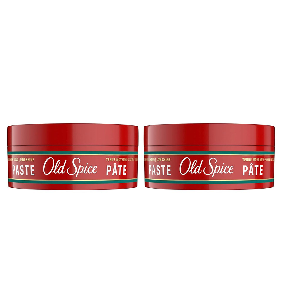 Old Spice Hair Styling Paste For Men, 2.22 Oz, Twin Pack