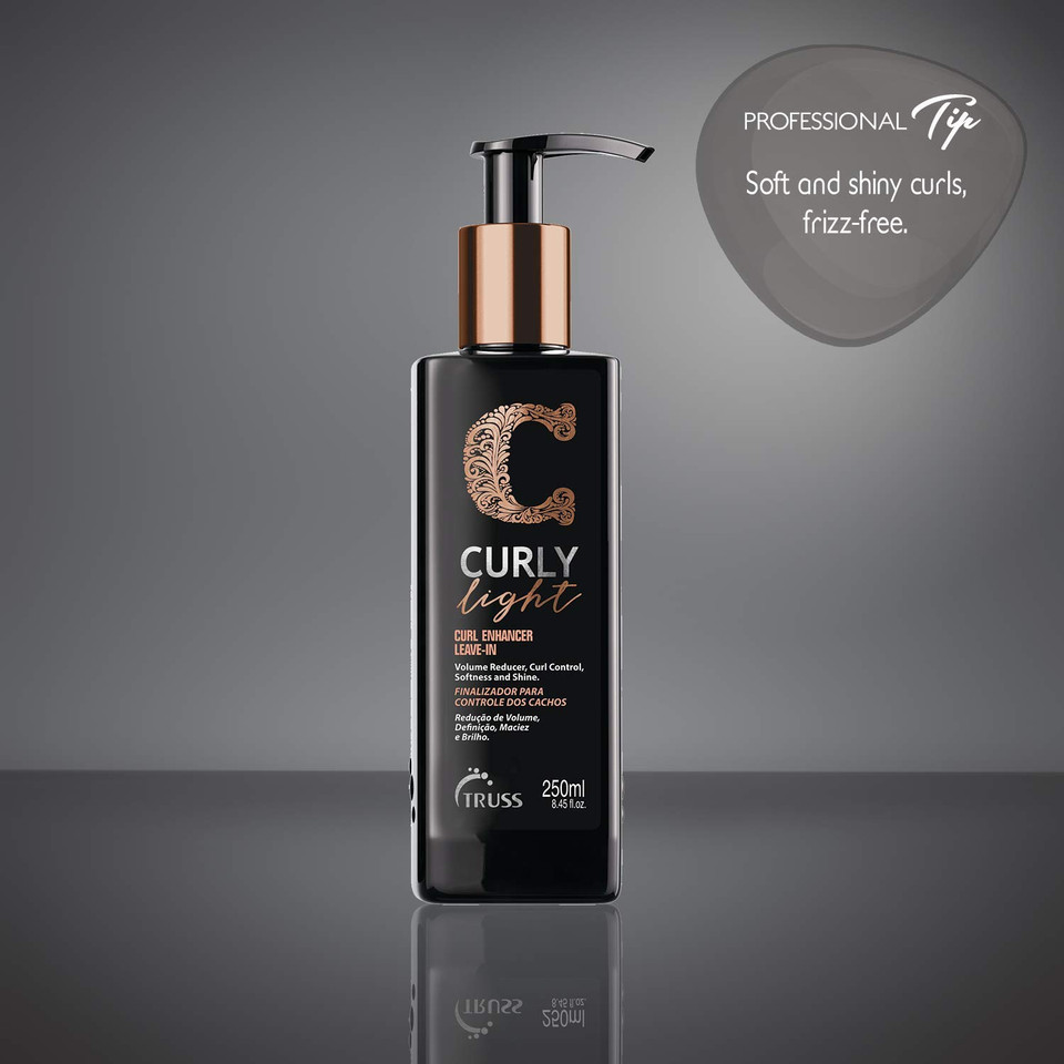 Truss Curly Light Hair Cream Bundle With Curly Shampoo And Deluxe Prime Champagne Blond Hair Toner