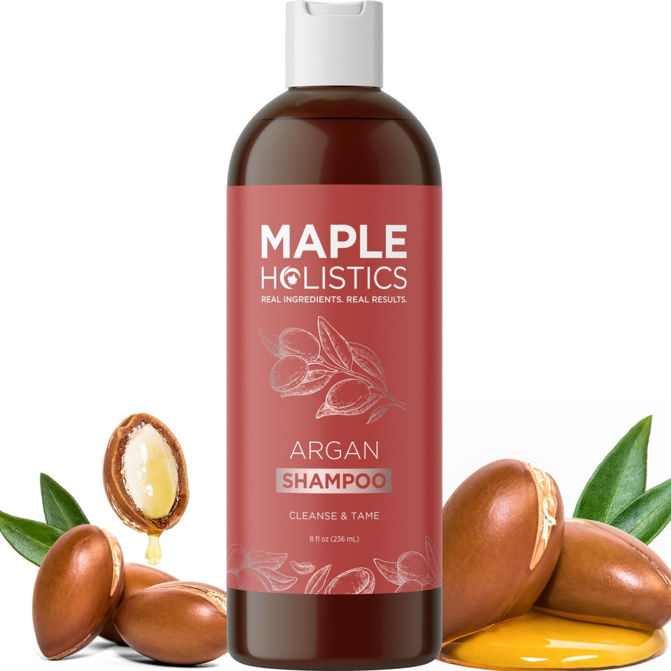 Argan Oil Shampoo For Dry Hair - Sulfate Free Shampoo For Damaged Hair And Frizz With Argan Oil For Hair - Volumizing Shampoo For Hair Shine And Volume Featuring Ultra Moisturizing Natural Oils