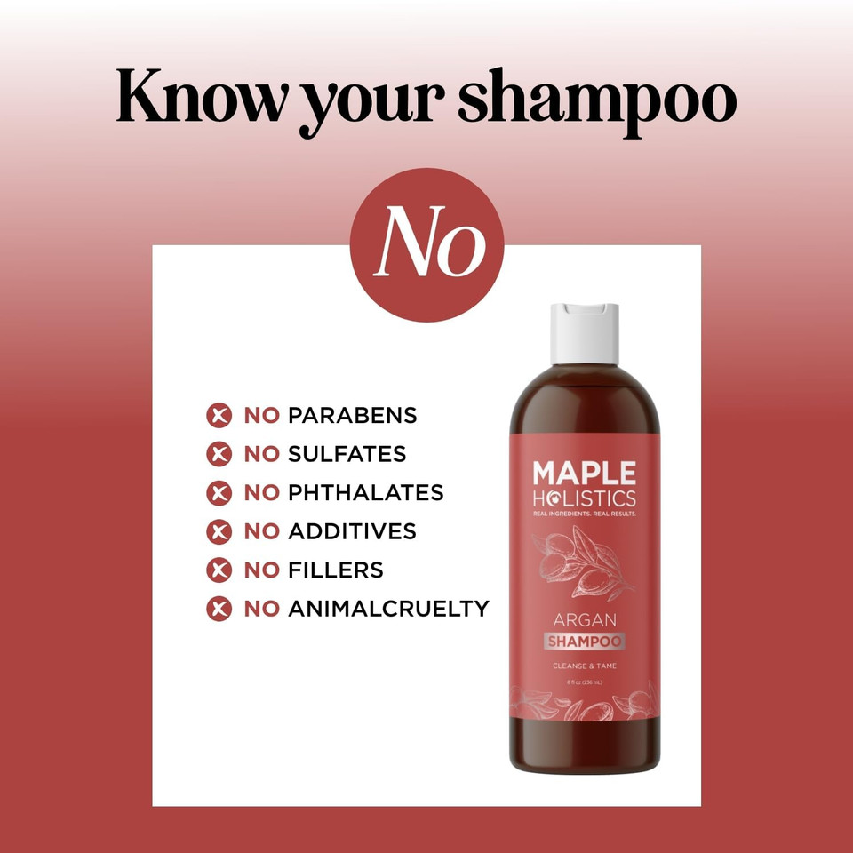 Argan Oil Shampoo For Dry Hair - Sulfate Free Shampoo For Damaged Hair And Frizz With Argan Oil For Hair - Volumizing Shampoo For Hair Shine And Volume Featuring Ultra Moisturizing Natural Oils