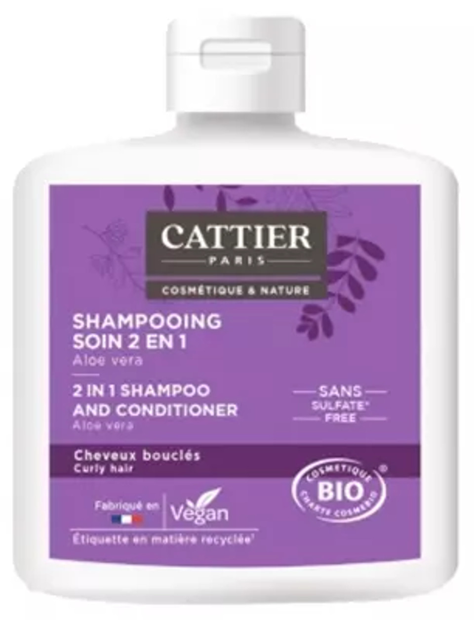 Cattier 2In1 Conditioner Aloe Vera Organic 250Ml